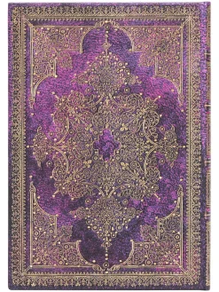 Notatnik "Bijou" w kolorze fioletowym - 13 x 18 cm