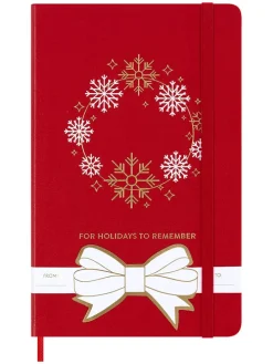 Notatnik "Holiday" w kolorze czerwonym - 13 x 21 cm