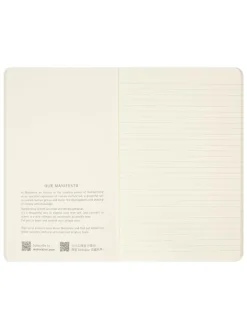 Notatniki (3 szt.) w kolorze niebieskim w linię - 13 x 21 cm