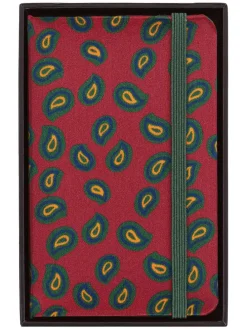 Notatnik "Le Professional" w kolorze czerwono-zielonym - 6,5 x 10,5 cm