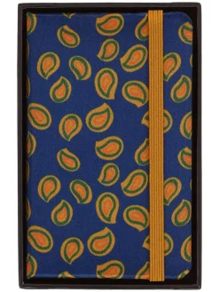 Notatnik "Le Professional" w kolorze niebiesko-pomarańczowym - 6,5 x 10,5 cm