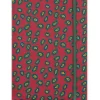 Notatnik ''Le Professional'' w kolorze czerwono-zielonym - 13 x 21 cm