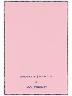 Notatnik "Sakura" w kolorze jasnoróżowo-niebieskim - 9 x 14 cm