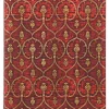 Notatnik "Velvet Red" w kolorze czerwonym w linie - 12 x 17,5 cm