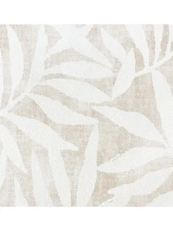 Obrus "Floral And Tropical Tesa" w kolorze beżowo-białym