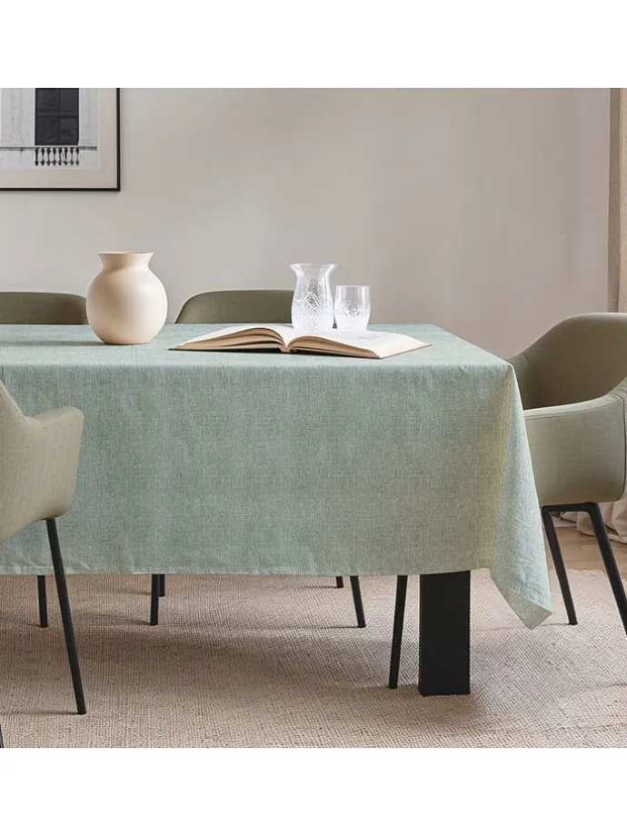 Obrus "Smooth Indra" w kolorze miętowym