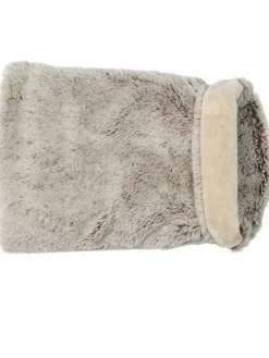 Ogrzewacz do rąk w kolorze beżowym z mufką - 28 x 18 cm