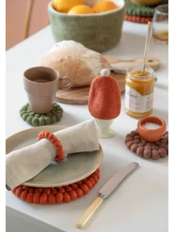 Ogrzewacz "Egg Cosy" w kolorze czerwonym do jajek - dł. 10,5 cm