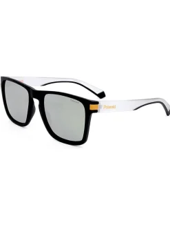 Okulary przeciwsłoneczne unisex w kolorze granatowo-szarym