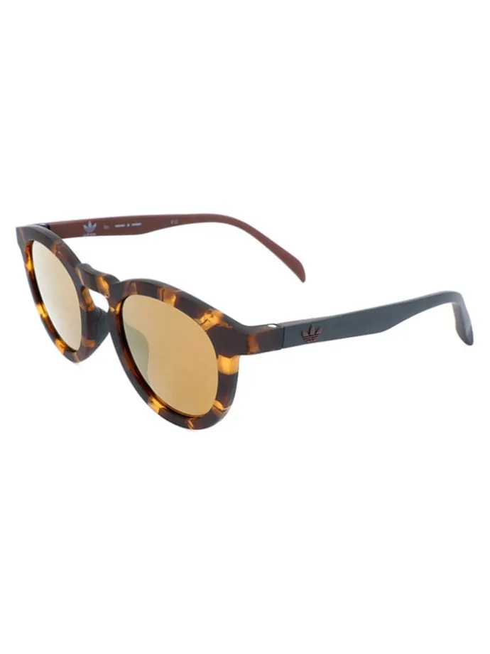 Okulary przeciwsłoneczne unisex w kolorze czarno-jasnobrązowym