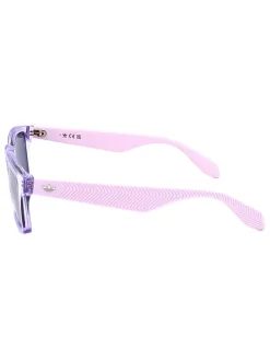 Okulary przeciwsłoneczne unisex w kolorze fioletowo-jasnoróżowym