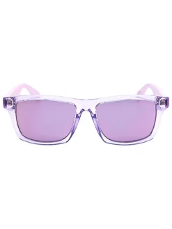 Okulary przeciwsłoneczne unisex w kolorze fioletowo-jasnoróżowym