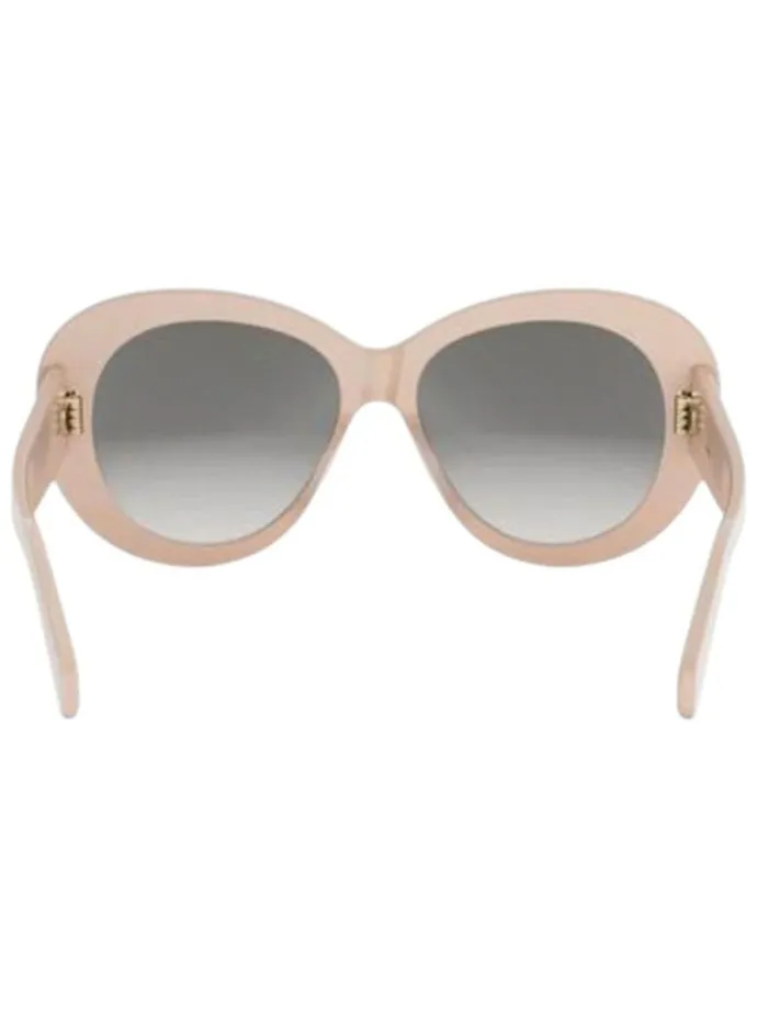 Okulary przeciwsłoneczne unisex w kolorze beżowo-szarym