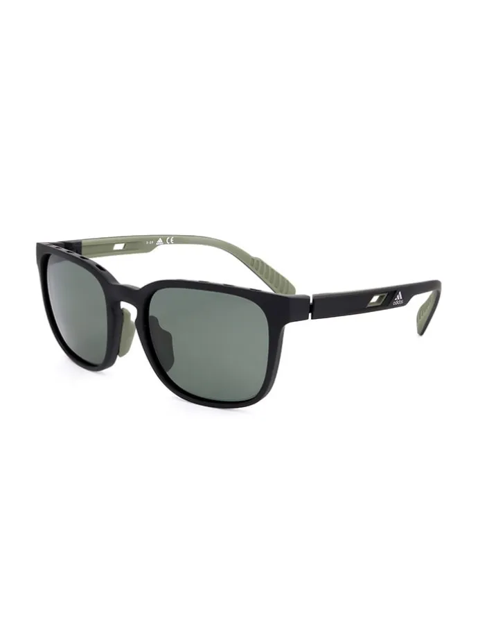 Okulary przeciwsłoneczne unisex w kolorze czarno-oliwkowym