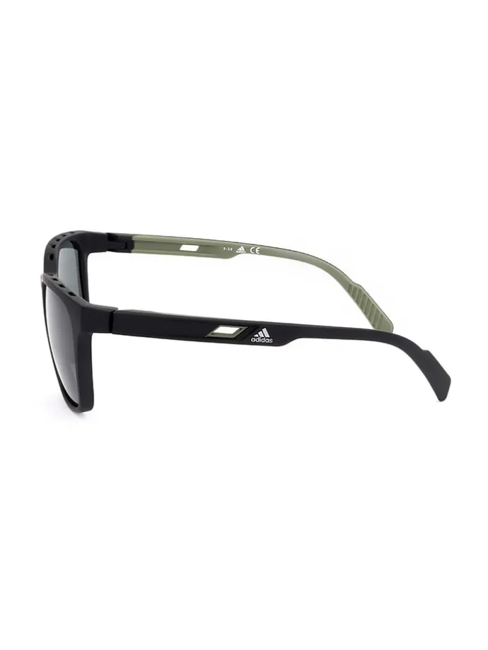 Okulary przeciwsłoneczne unisex w kolorze czarno-oliwkowym