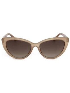 Okulary przeciwsłoneczne unisex w kolorze beżowym