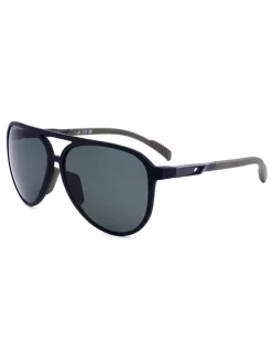 Okulary przeciwsłoneczne unisex w kolorze czarno-granatowym