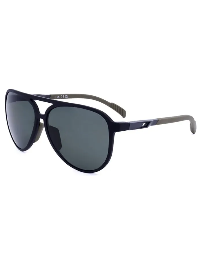 Okulary przeciwsłoneczne unisex w kolorze czarno-granatowym