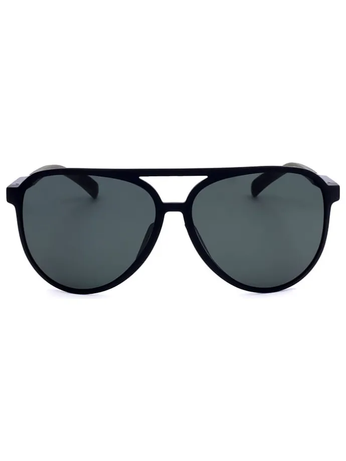 Okulary przeciwsłoneczne unisex w kolorze czarno-granatowym