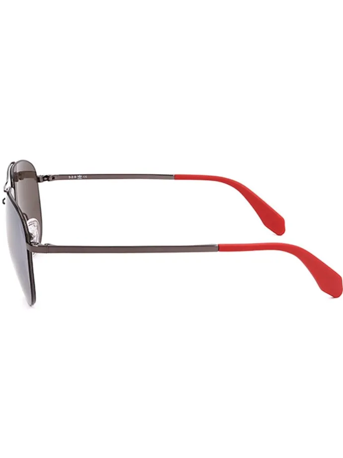 Okulary przeciwsłoneczne unisex w kolorze srebrno-błękitnym