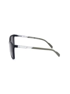 Okulary przeciwsłoneczne unisex w kolorze czarno-oliwkowo-szarym