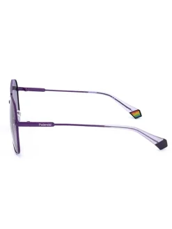 Okulary przeciwsłoneczne unisex w kolorze fioletowym