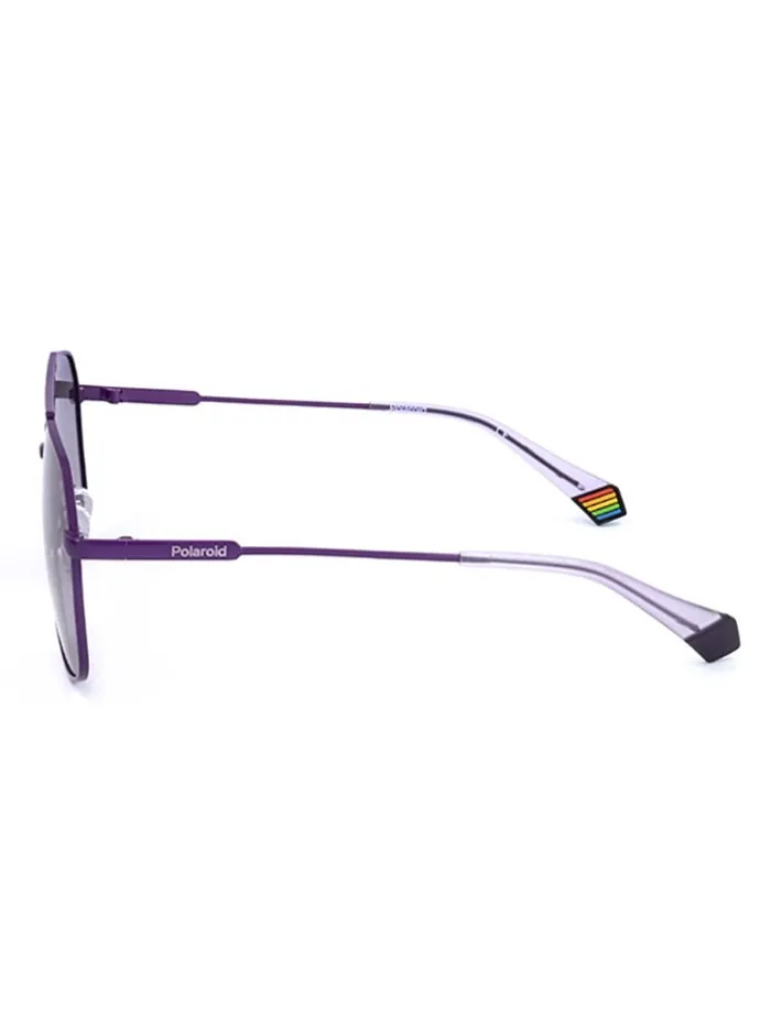 Okulary przeciwsłoneczne unisex w kolorze fioletowym
