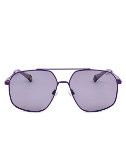 Okulary przeciwsłoneczne unisex w kolorze fioletowym