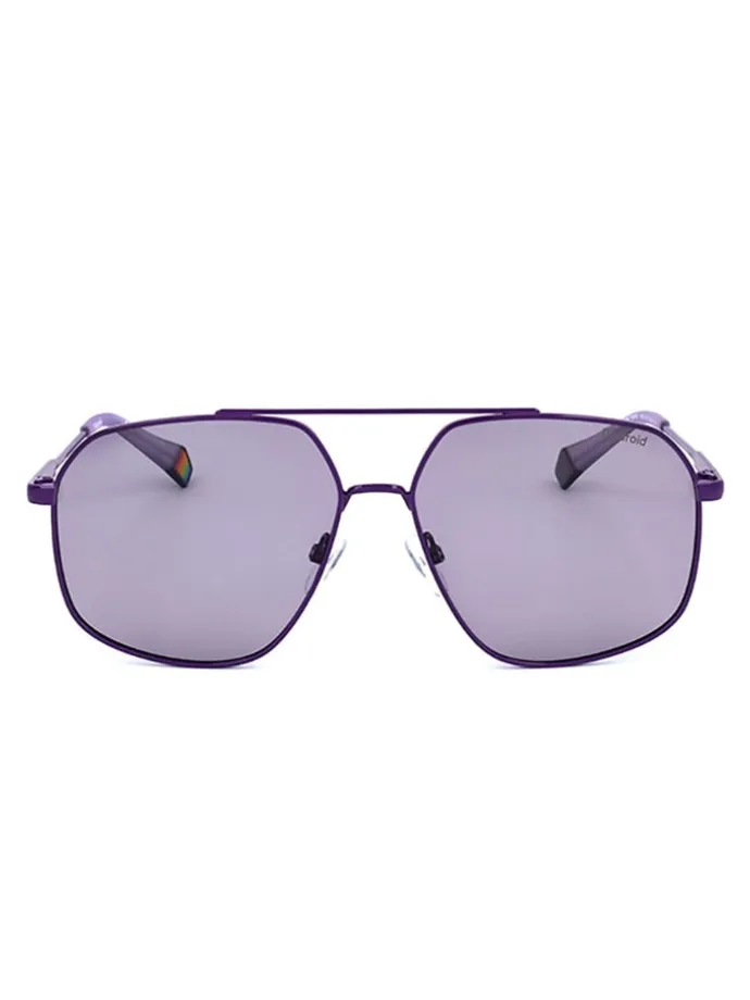 Okulary przeciwsłoneczne unisex w kolorze fioletowym
