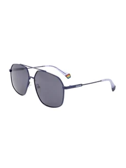 Okulary przeciwsłoneczne unisex w kolorze granatowym