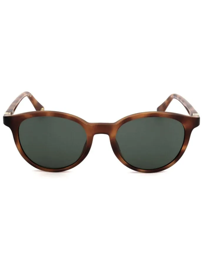 Okulary przeciwsłoneczne unisex w kolorze brązowo-ciemnozielonym