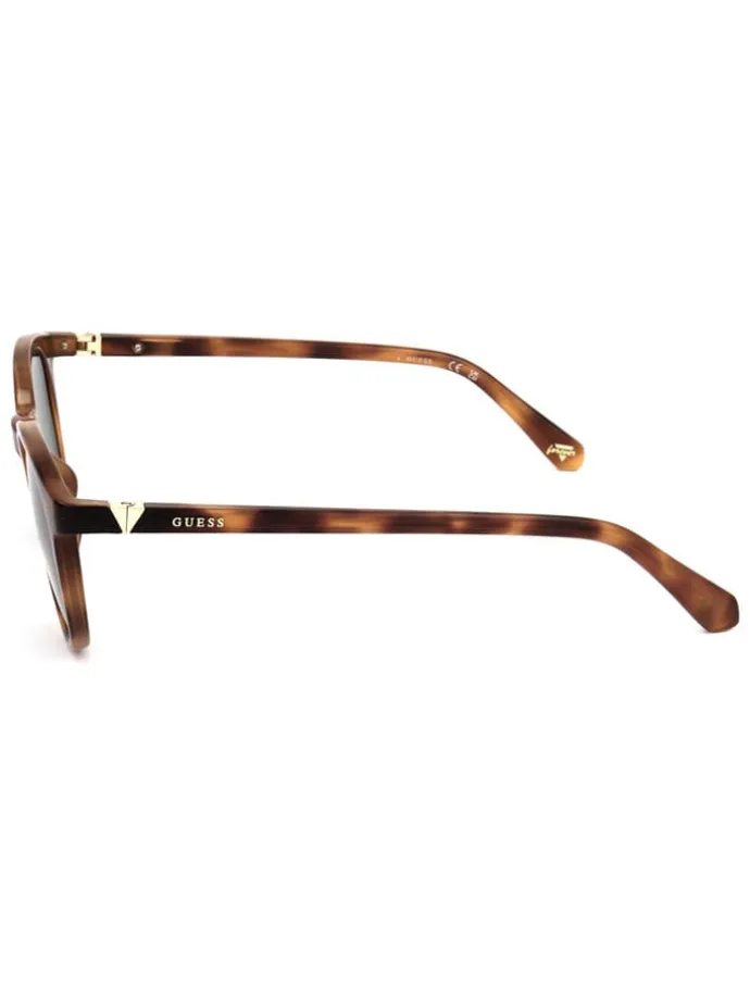 Okulary przeciwsłoneczne unisex w kolorze brązowo-ciemnozielonym