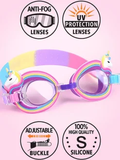 Okulary pływackie "Unicorn" ze wzorem