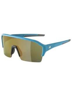 Okulary sportowe unisex "Ram HR Q-Lite" w kolorze złoto-niebieskim