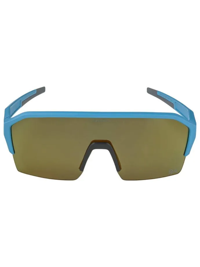 Okulary sportowe unisex "Ram HR Q-Lite" w kolorze złoto-niebieskim