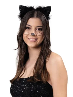 Opaska "Cat" w kolorze czarnym