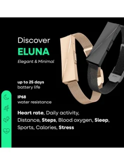 Opaska fitness "Eluna" w kolorze czarnym