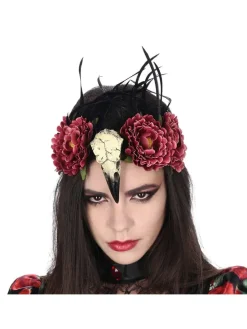 Opaska "Voodoo" w kolorze czerwonym na włosy