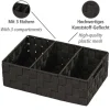 Organizer "Adria" w kolorze czarnym - 32 x 10 x 21 cm