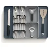 Organizer "Drawer Store" w kolorze szarym na sztućce - 39,5 x 5,5 x 21,5 cm