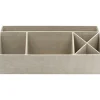 Organizer "Elisa" w kolorze beżowym - 33 x 12,5 x 12,5 cm