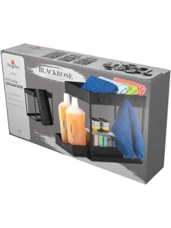 Organizer kuchenny w kolorze czarnym - 40 x 33,5 x 22 cm
