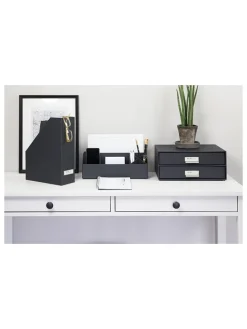 Organizer stojący "Viktoria" w kolorze antracytowym - 24,5 x 32 x 10 cm