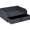 Organizer "Walter" w kolorze antracytowym na dokumenty - 33,5 x 13 x 25,5 cm