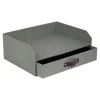 Organizer "Walter" w kolorze szarym na dokumenty - 33,5 x 13 x 25,5 cm