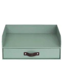 Organizer "Walter" w kolorze zielonym na dokumenty - 33,5 x 13 x 25,5 cm