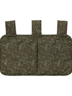 Organizer w kolorze khaki do łóżeczka dziecięcego - 25 x 43 cm