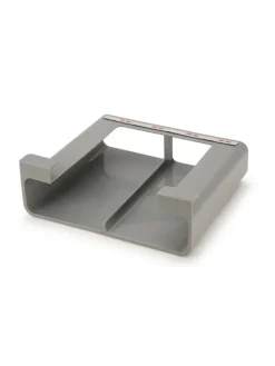Organizer w kolorze szarym na folie i torby spożywcze - 26,3 x 9 x 22 cm