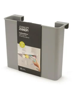 Organizer w kolorze szarym na folie i torby spożywcze - 26,3 x 9 x 22 cm