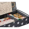 Organizer w kolorze szarym na papier prezentowy - 90 x 12 x 30 cm